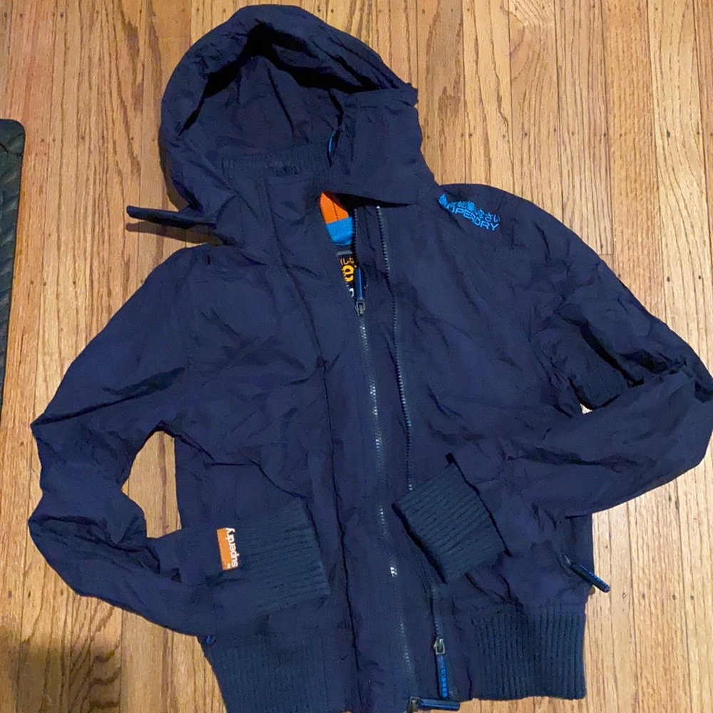 Superdry Jacket - Navy - Small